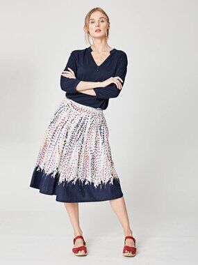 Thought Kimono Spot Tencel Skirt With Pockets